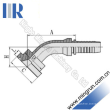 Raccord de durite emboutie SAE Flange 6000 Psi 45 degrés (87641)